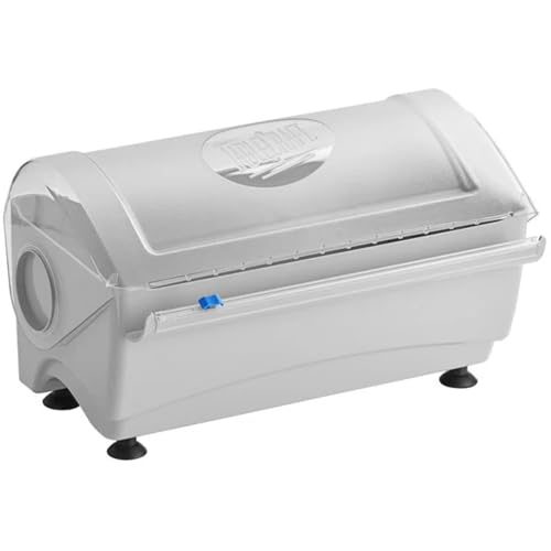 TableCraft RWS12 Rapid Wrap Film Dispenser, 12" White, Crafted from Durable BPA-Free Tritan, Easy to Clean, Quick and Efficient Wrapping Solution, Versatile for Kitchen or Catering Use, Compact Design