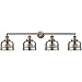 INNOVATIONS LIGHTING 215-AC-G78-LED Large Bell 3 Light Bath Vanity Light, Antique Copper