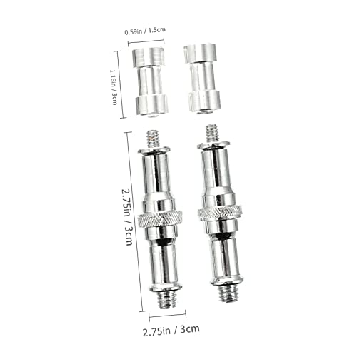 Adaptador de rosca para soporte de luz y flash Operitacx convertidor universal 2