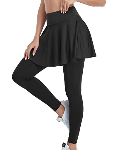 Legging taille haute avec poches pour femme – Pantalon de yoga extensible pour entraînement, course à pied, taille normale et grande taille, Lot de 3