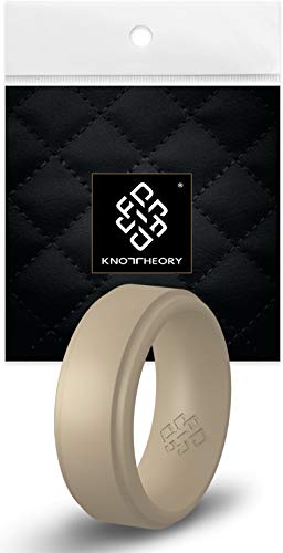 Bague en silicone Knot Theory 8 mm taille 11 avec bords arrondis - 4