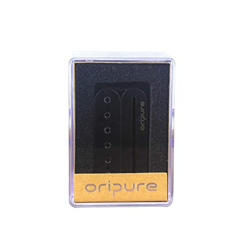 Oripure Alnico 5 Guitar Humbucker Pickup 13-14K Bridge Pickup Rail & Screw Poles - Strong Sound