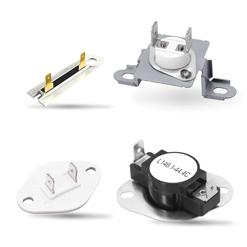 Upgraded 279973 8577274 3392519 Dryer Thermostat and Thermal Cut-Off Fuse Kit