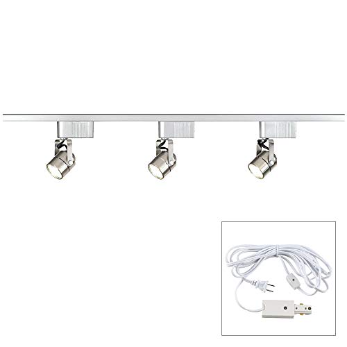 Pro Track174; Brushed Nickel 150 Watt LV Track Kit - Plug in - Pro Track