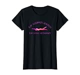Zum Schwimmen geboren Zur Schule gezwungen. Schwimmerin T-Shirt
