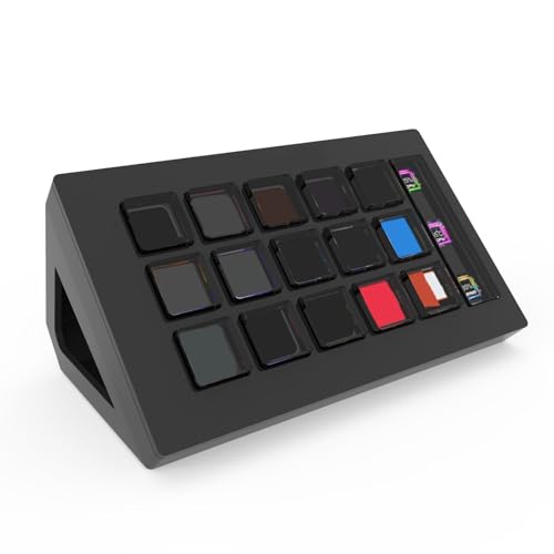 Clavier macro LCD avec touches programmables pour la gestion de contenu multimédia