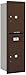 Salsbury Industries 3714S-2PZRP 4C Horizontal Mailbox, Bronze