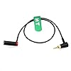 HangTon Audio Cable for Sennheiser Sony Wireless Receiver to Blackmagic BMPCC 4K BMCC 6K Canon C70, Low-Profile Locking 3.5mm 1/8" to Mini XLR 3 Pin Red 50cm #1