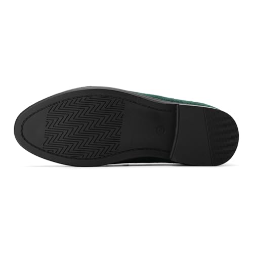 Image of JITAI Boys Dress Loafers for Weddings & School, Breathable Slip-On Leather Tuxedo Shoes, Toddler to Preteen