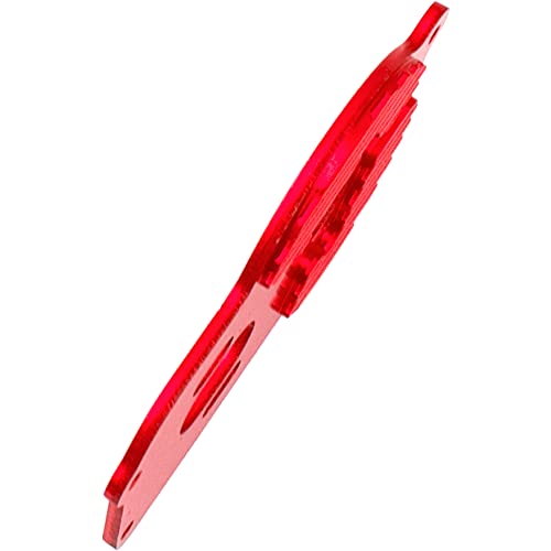 Vgoohobby Metal Motor Mount Plate Fixed Bracket Compatible With Losi 1/18 Mini-T 2.0 2Wd Stadium Rc Truck Hop-Up Parts (Red) #TOP2