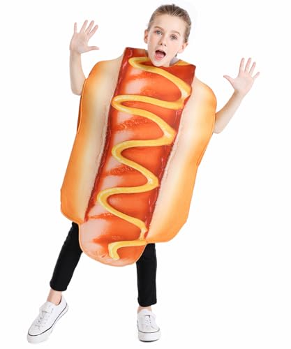 Disfraz de perro caliente para niños 4-6 años miniatura 4