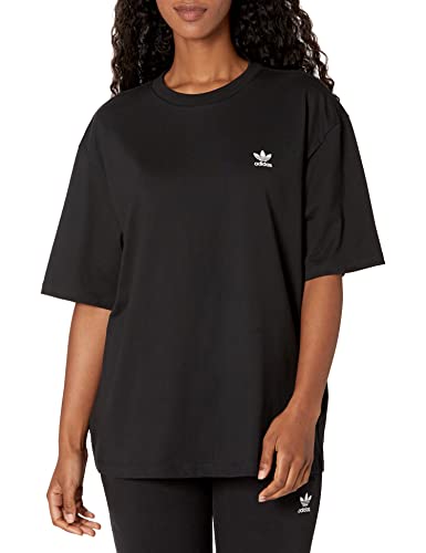 adidas Originals Women s Always Original Loose Graphic Tee, Black, Medium