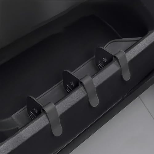 2. Costruzione Ecologica: Stampato con componenti in ABS di alta qualità, questo robusto separatore per cestino laterale offre un'eccellente integrità strutturale. Il processo di stampaggio in un unico pezzo garantisce la resistenza all'usura quotidiana contribuendo a uno stile di vita automobilistico ecologico