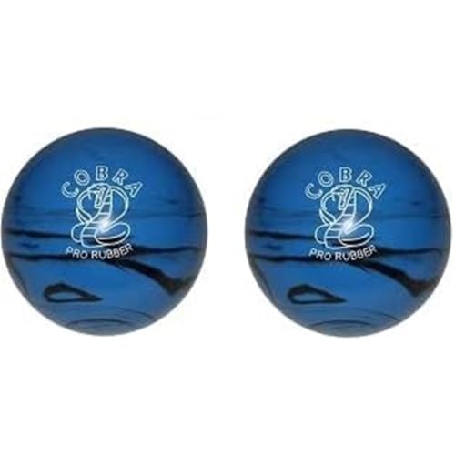 EPCO Duckpin Bowling Ball - Cobra Pro Rubber - Blue & Black (5 inch- 3lbs. 8oz.) - 2 Balls