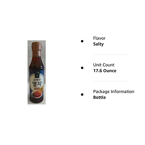 Premium Anchovy Fish Sauce Gold (Small 1.1 Lb) By Chung-Jung-One #TOP3