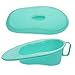 Bedpan with Lid and Handle Women Men Elderly Bedpan for Bedridden Patient Hospital Home Green