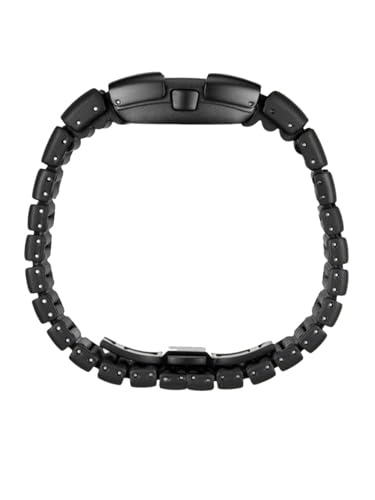 Image of DREALEX Futuristic Matte Black Integrated Digital Watch for Men