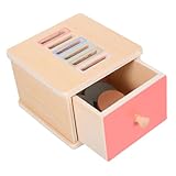 Bois robuste : fabriqué à partir de bois robuste et sûr, adapté aux nourrissons et aux tout-petits, jeu d'association pour bébé, jouets montessori de des couleurs