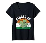 Photo Gallery donna ginger af shirt funny saint patricks day gift maglietta con collo a v Photo Gallery donna ginger af shirt funny saint patricks day gift maglietta con collo a v