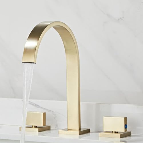 Mitigeur en laiton haut de gamme à 3 trous style rétro chic