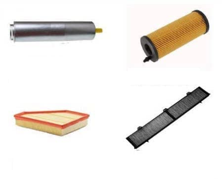 Aoq - kit tagliando 4 filtri serie 1 (e87) 118d