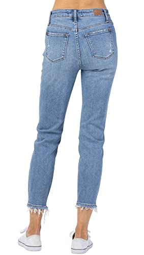 Judy Blue Women's High Rise Mineral Wash Relaxed Fit Jeans4