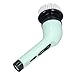 Electric Handheld Brush Adjustable Extension Handle Powerful Efficient Spin Scrubber Bathroom Kitchen (Green)