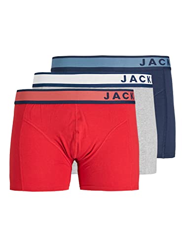 Bóxer hombre Jack & Jones Jacdenver pack de 3 calzoncillos de algodón elástico