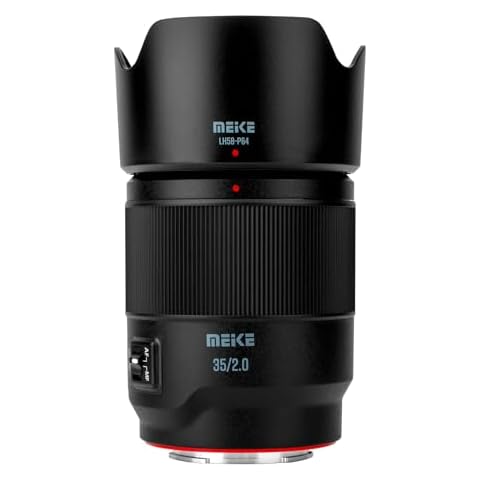 Meike 35mm F2.0 Auto Focus Full Frame STM Stepping Motor Lens Compatible with Sony E Mount Cameras A7 A7R A7IV A7R IV A7III A7RII A7RIII A7SIII A9 A7C A7CII Cover