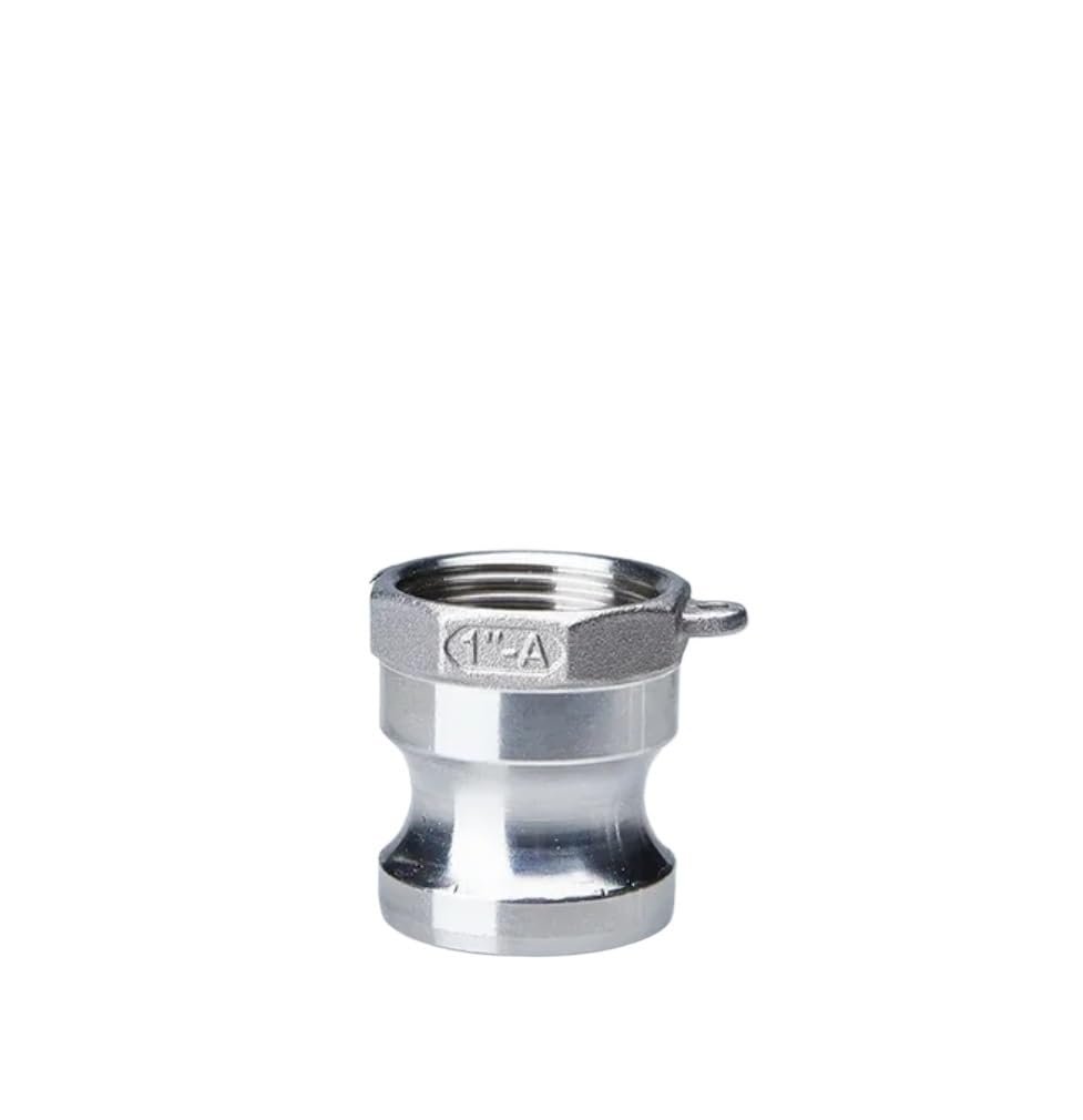 1pc 1/2" 3/4" 1“ 304 Stainless Steel Garden Sprinkler Camlock Fitting Adapter Barb Camlock Quick Disconnect for Hose Pumps Fittings(A,1")