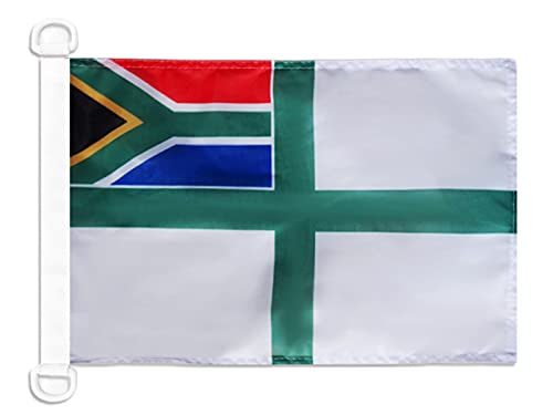AZ FLAG - South Africa Naval Ensign Nautical Flag - 18'' x 12'' - For Outdoor and Boat - South African War Banner Knitted Polyester with Two Plastic Rings - Vivid Colors - 12x18 in - 45x30 Cm — image 1