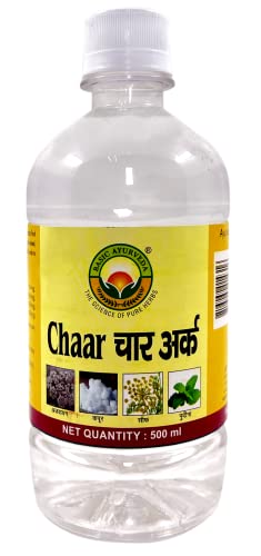 BASIC AYURVEDA Chaar Pure Ark (Water) 500Ml | Daily Immunity Booster | One of Nature’s Most Perfect Nutrient Drink | Ayurvedic Supplements for Aruchi, Apach, Vaman, Dah Amalpitt, Kabj BASIC AYURVEDA Chaar Pure Ark (Water) 500Ml | Daily Immunity Booster | One of Nature’s Most Perfect Nutrient Drink | Ayurvedic Supplements for Aruchi, Apach, Vaman, Dah Amalpitt, Kabj