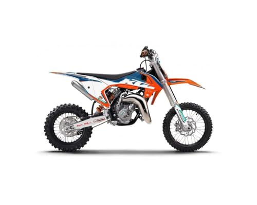 Kit déco KTM 65 SX bleu Origin-K22 aux finitions graphiques précises