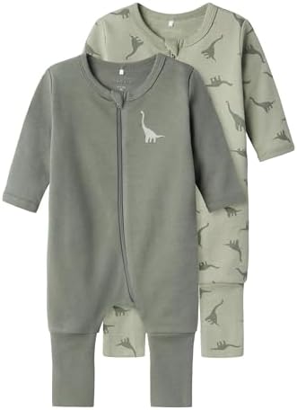 Nbmnightsuit 2P Zip Ff Jet Tractor Noos, Jet Stream, 80