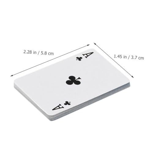 BESPORTBLE 6 Sätze Miniatur Pokerkarten Spielkarten Reise Kartenspiel Kunststoffbox Kompakt für Puppenhaus Dekoration Familie Outdoor Spaß – Bild 4