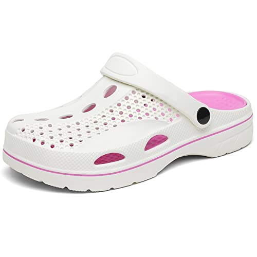 Image of SOSOWHLTE Men's & Women's Arch Support Clogs Garden Shoes Removable Insole