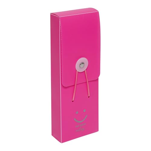 ESTOJO MULTIUSO PP VERTICAL - ROSA NEON