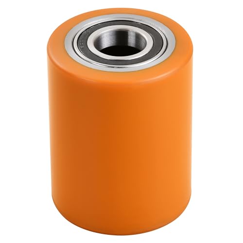 Image of Electric Pallet load wheels 3.35 X 4.33'' (85 X 110mm) with Pre-Installed Bearings 30mm ID Includes Pins