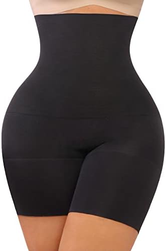 FeelinGirl Seamless Shapewear Shorts for Women Tummy Control Body Shaper Plus Size Faja Butt lifter Panties Thigh Slimmer