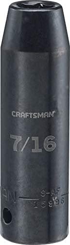 Image of CRAFTSMAN Deep Impact Socket, SAE, 1 /2-Inch Drive, 7 /16-Inch (CMMT15996)