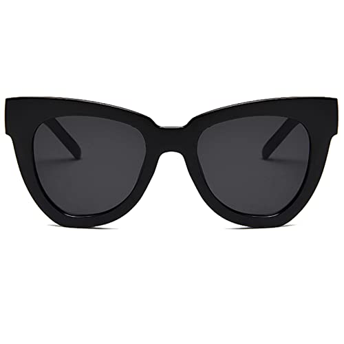 Dollger Lunettes de soleil rétro pour femme, lunettes de soleil œil de chat tendance, grand...