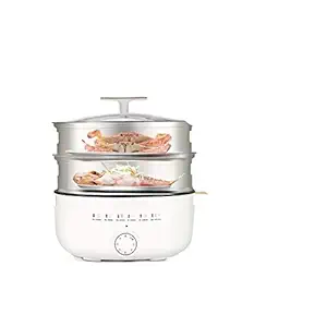 OLOMA Soup Pot With Lid, Electric Steamer, Electric Cooker, Multi-function Electric Cooker, Electric Chafing Dish, Stainless Steel