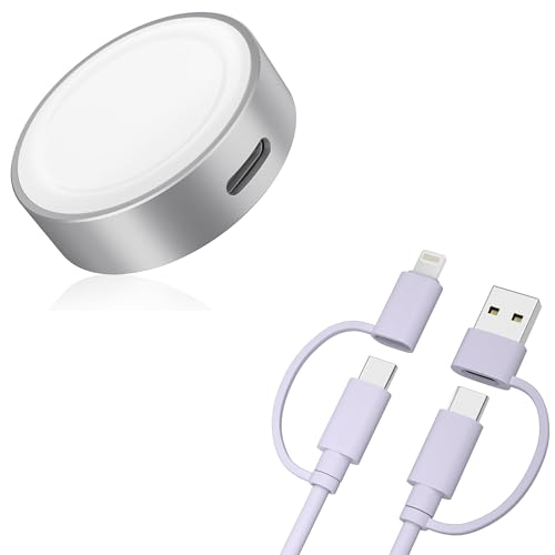 Cargador rápido 4 en 1 Elebase de 2M con base magnética Apple Watch y adaptador iPad