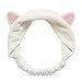 Produktbild Frauen Beauty Cat Ear Stirnband Waschen Gesicht Dusche Stirnbänder Make-up Stirnbänder für Mädchen und Frauen - Weiß