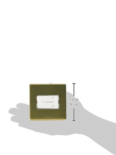MK Aspect K24859SAGW Three Pole Fan Isolator - Satin Gold - Image 3