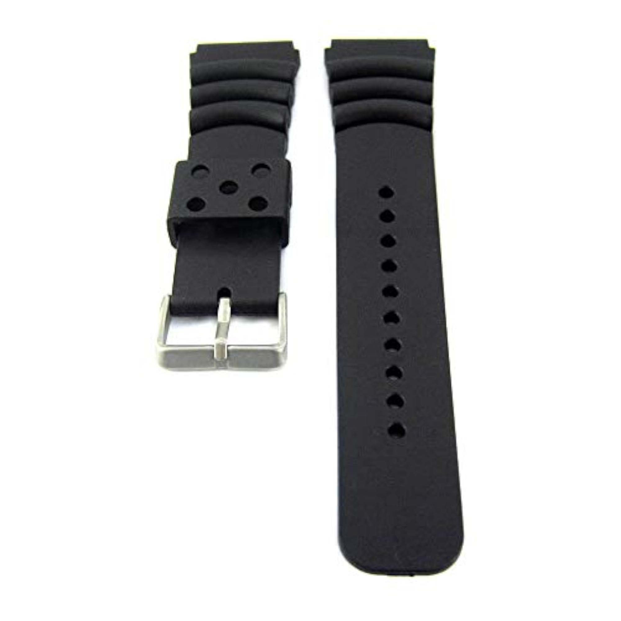 22mm PU Rubber Watch Band Strap