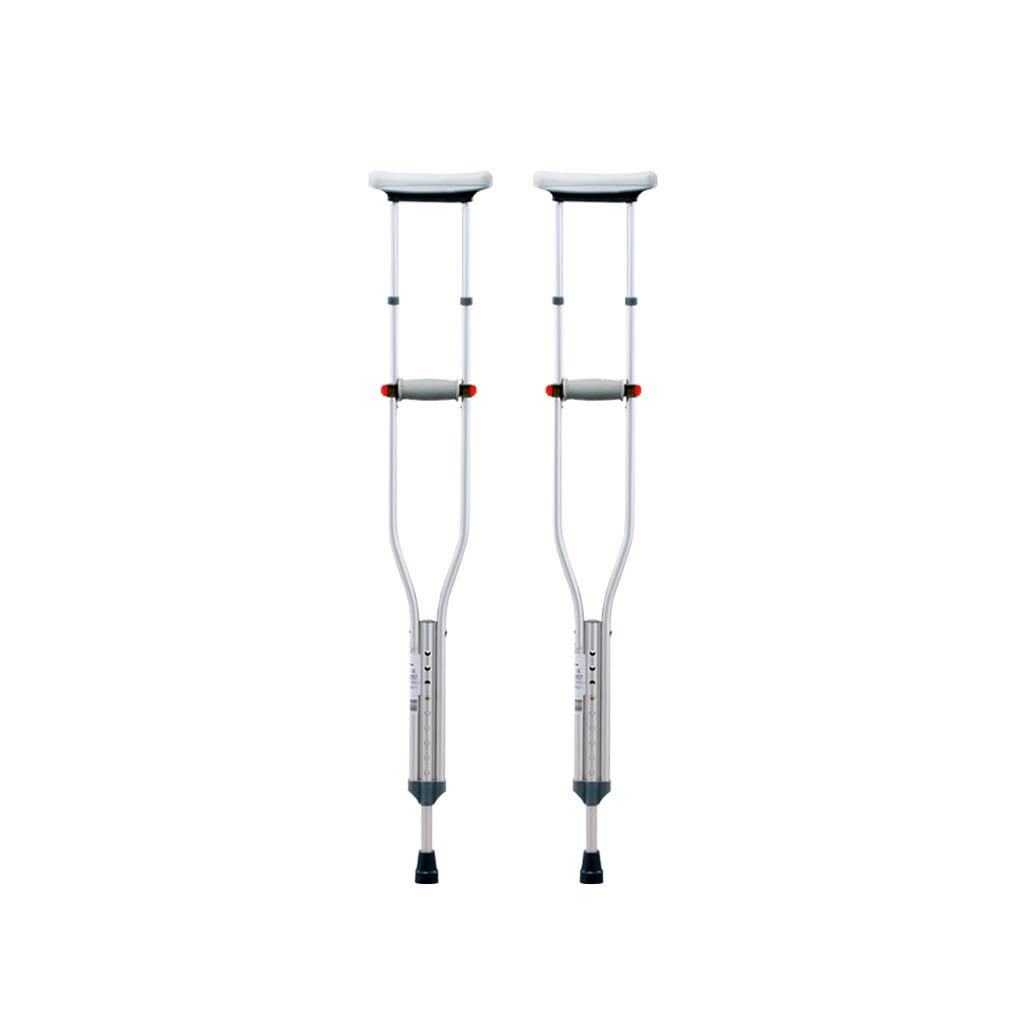 GCX- Muletas for Las Axilas, muletas for Personas Mayores, bastón Ligero, bastón Antideslizante médico, telescópico Ajustable en Altura Firma (Size : 92-112cm)