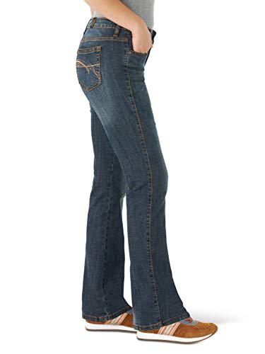Wrangler Women's Aura Instantly Slimming Mid Rise Boot Cut Jean3