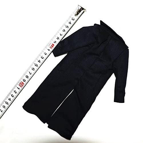 Chaqueta larga 1/6 de alta costura miniatura para muñeco masculino de colección 2