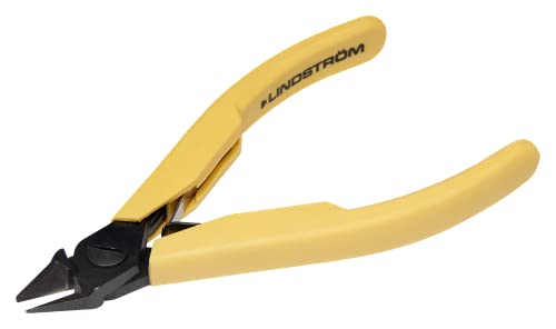Lindstrom 8147-80-Series Flush Cutter - Small Tapered and Relieved - 18-38 Guage Cutting Capacity - 4.33